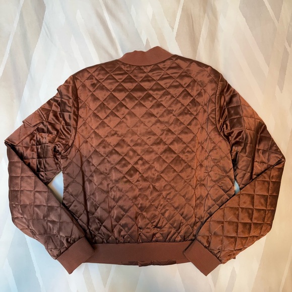 Cami NYC The Dierdre Quilted Silk Bomber Jacket - Picture 5 of 7